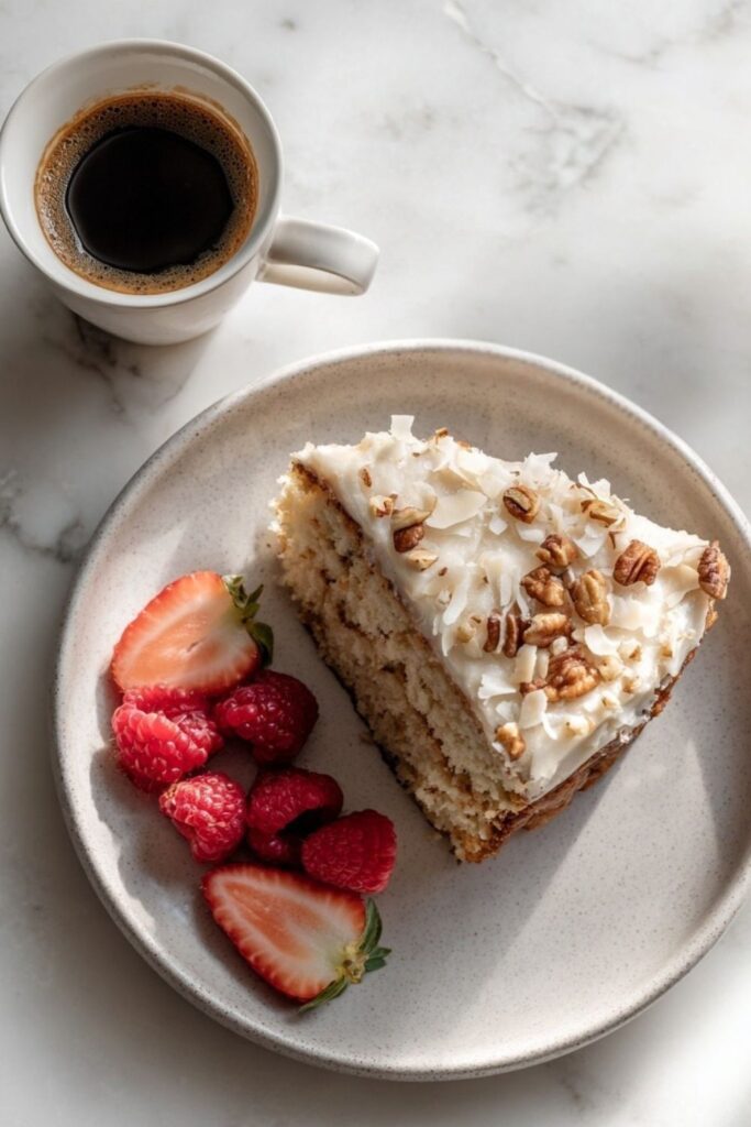 Italian Cream Cake From Box