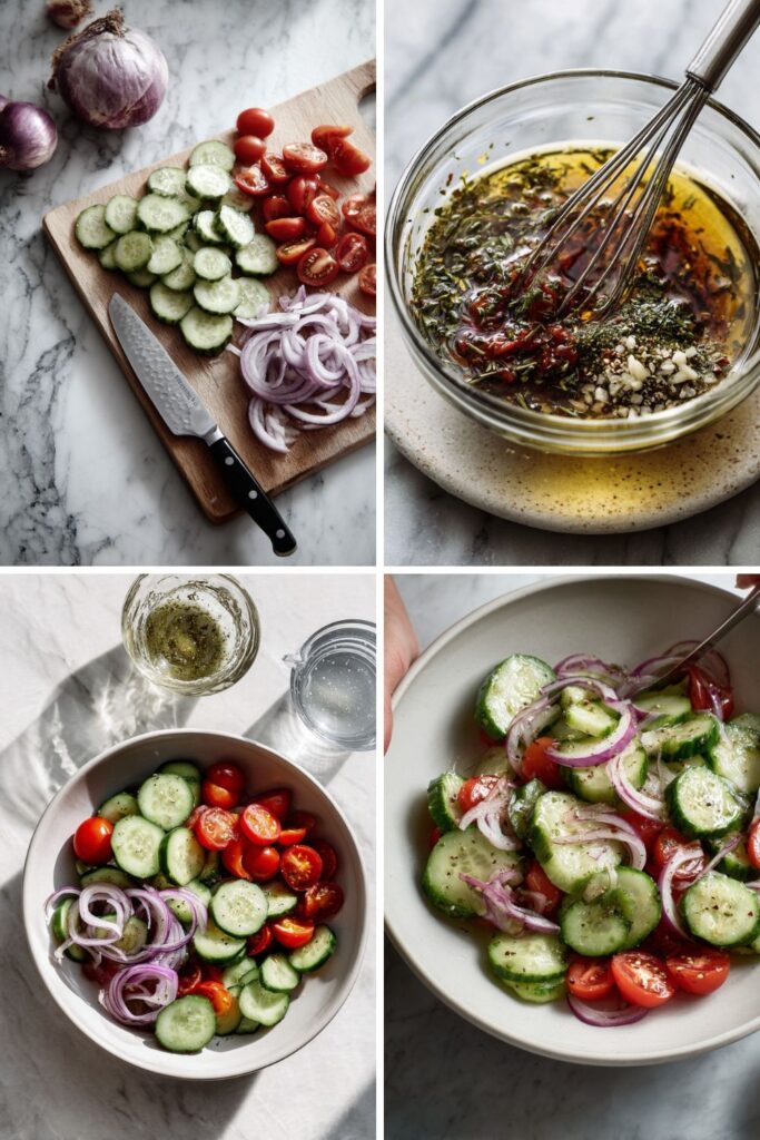 Italian Cucumber Salad