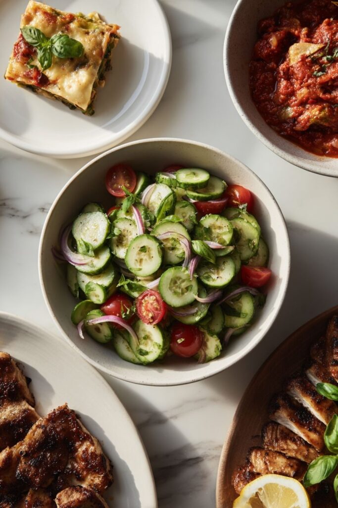 Italian Cucumber Salad