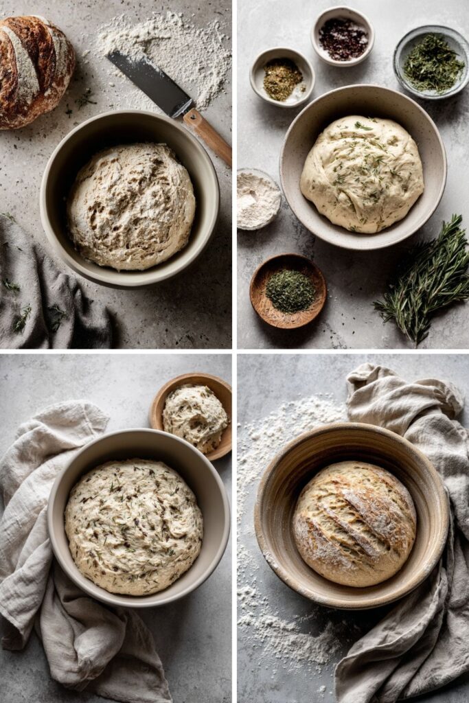 Italian Herb Sourdough Bread