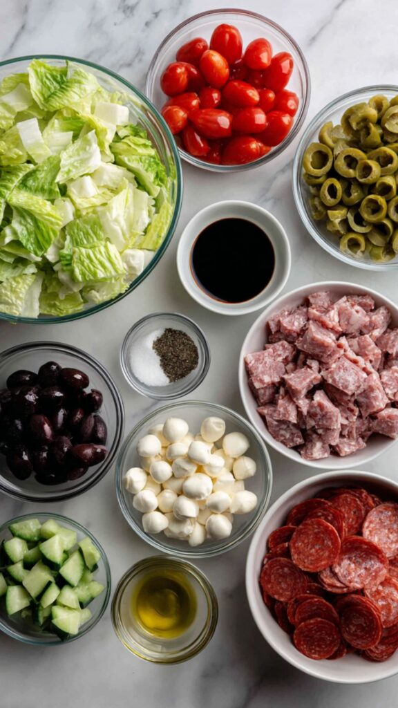 Keto Italian Salad Recipe