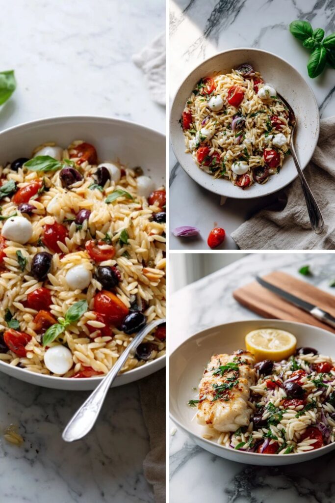 Easy Italian Orzo Salad Recipe