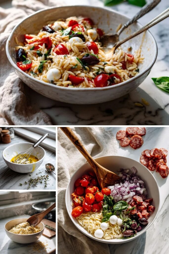 Easy Italian Orzo Salad Recipe