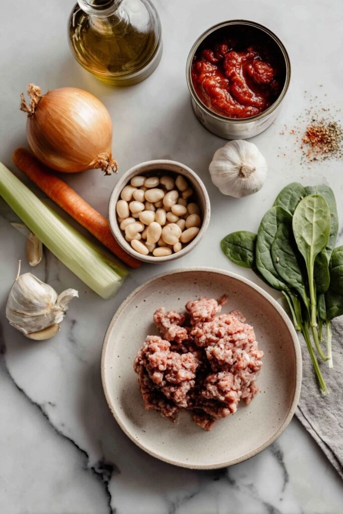 Healthy Italian Ground Turkey Soup
