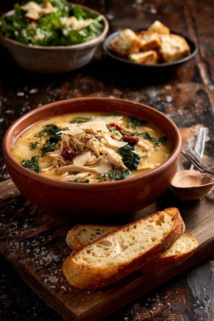 Creamy Italian Chicken Soup
