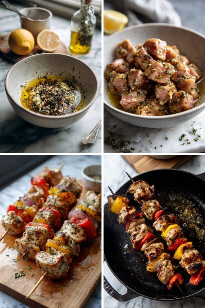 Italian Chicken Skewers