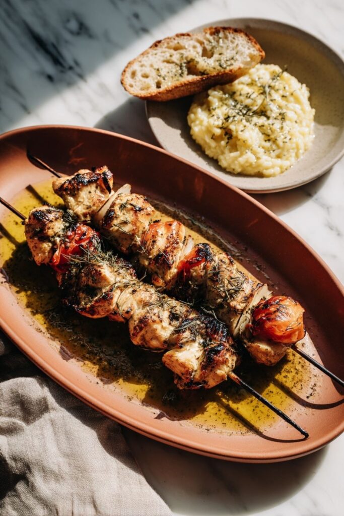 Italian Chicken Skewers