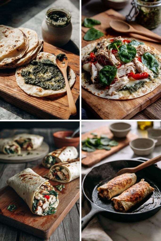 Italian Chicken Wrap