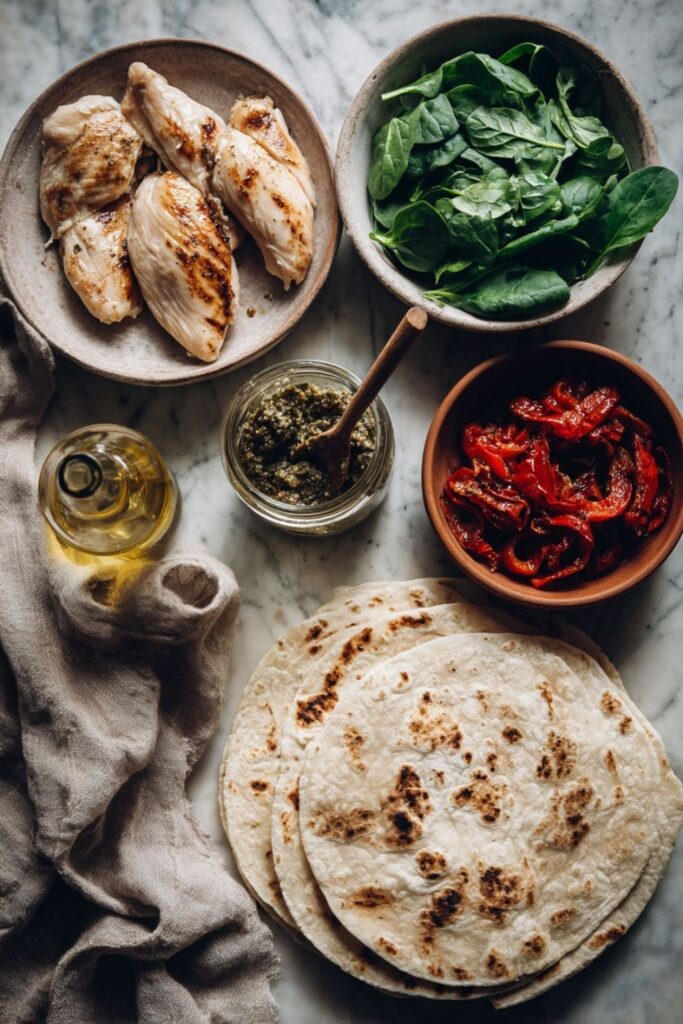 Italian Chicken Wrap