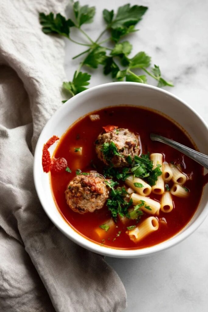 Pioneer Woman Italian Meatball Soup Recipe 