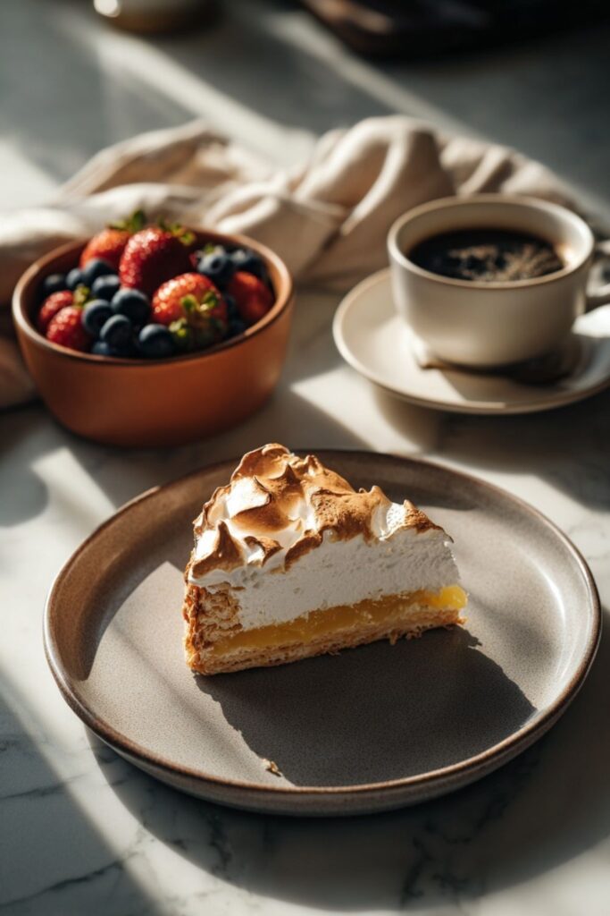 Italian Meringue Cake