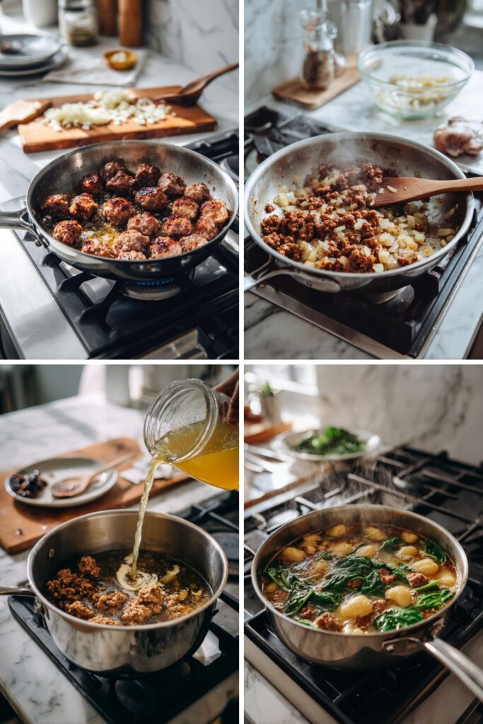 Italian Sausage Gnocchi Soup