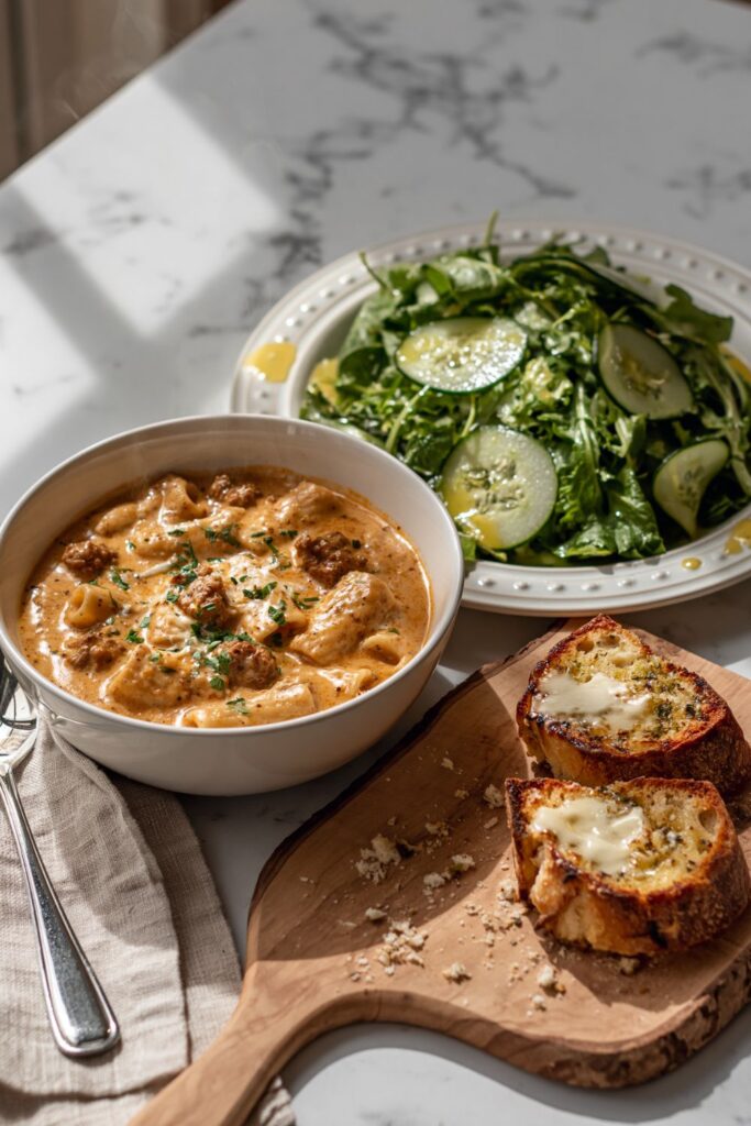 Italian Sausage Rigatoni Soup
