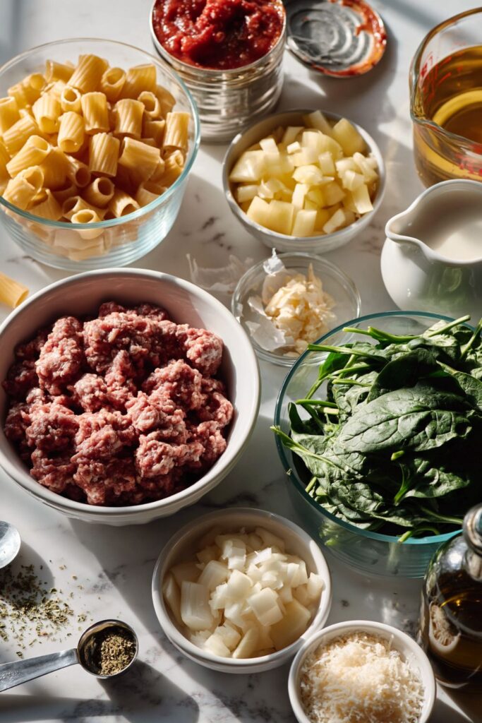 Italian Sausage Rigatoni Soup
