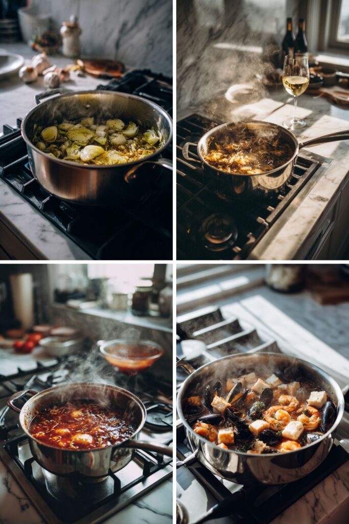 Italian Seafood Fish Stew Cioppino