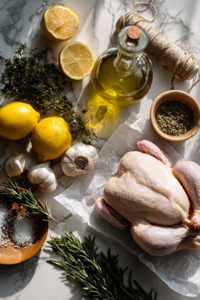 Italian Whole Roasted Chicken Recipe