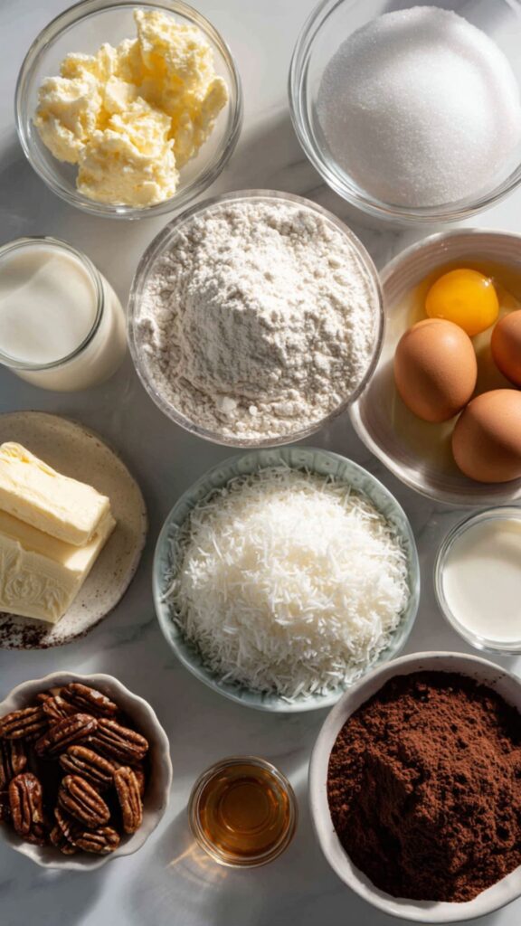 Chocolate Italian Cream Cake Recipe