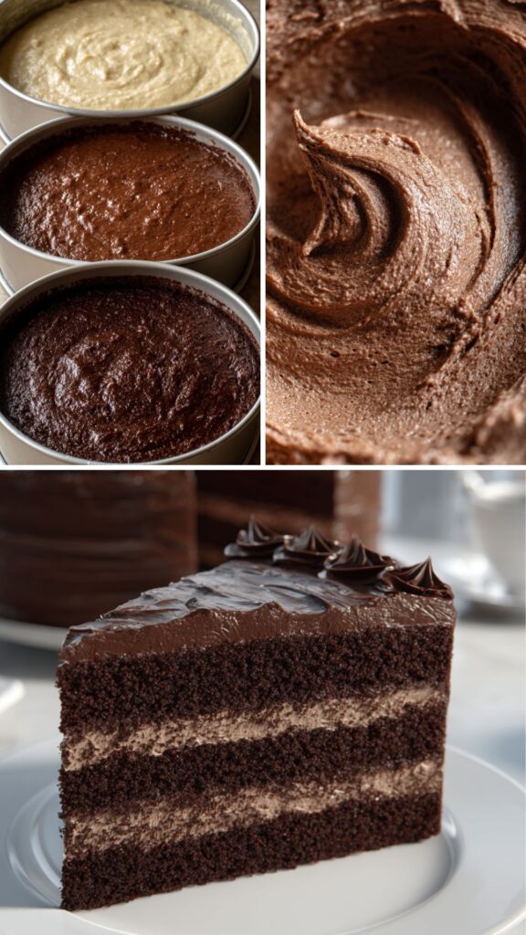 Chocolate Italian Cream Cake Recipe