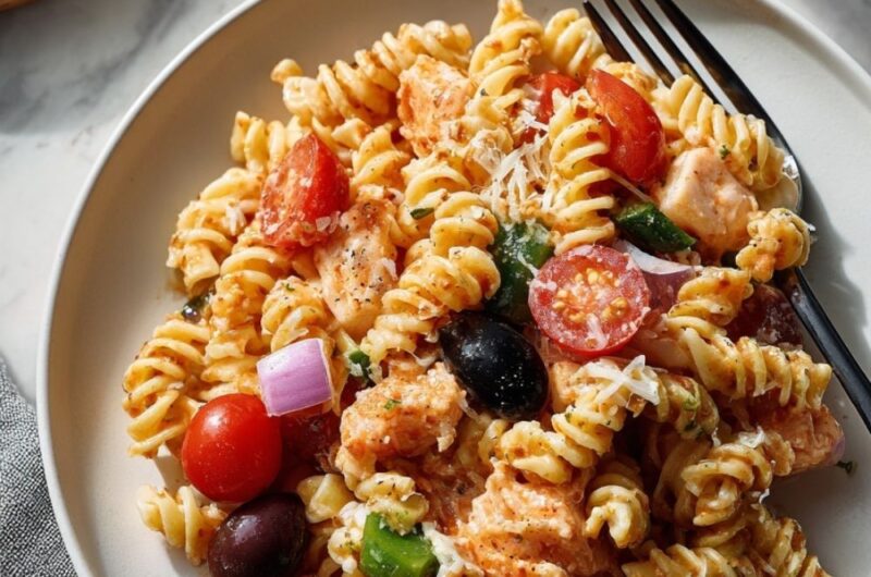 Copycat Kraft Zesty Italian Pasta Salad With Pepperoni
