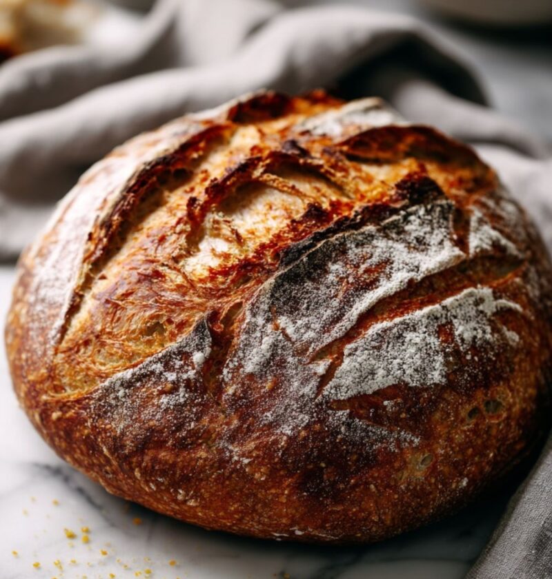 Easy Homemade Crusty Italian Bread Recipe