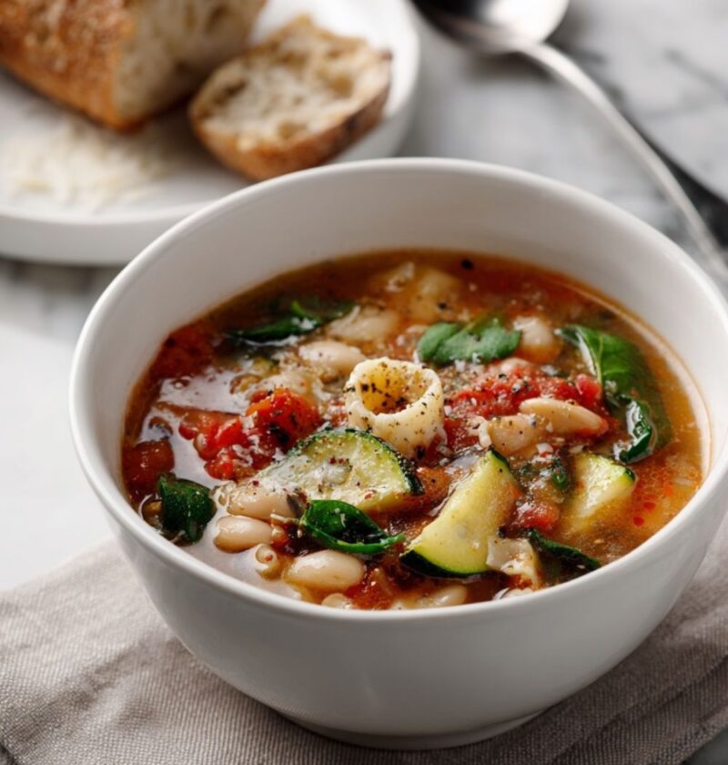 Hearty Italian Vegetable Garden Soup