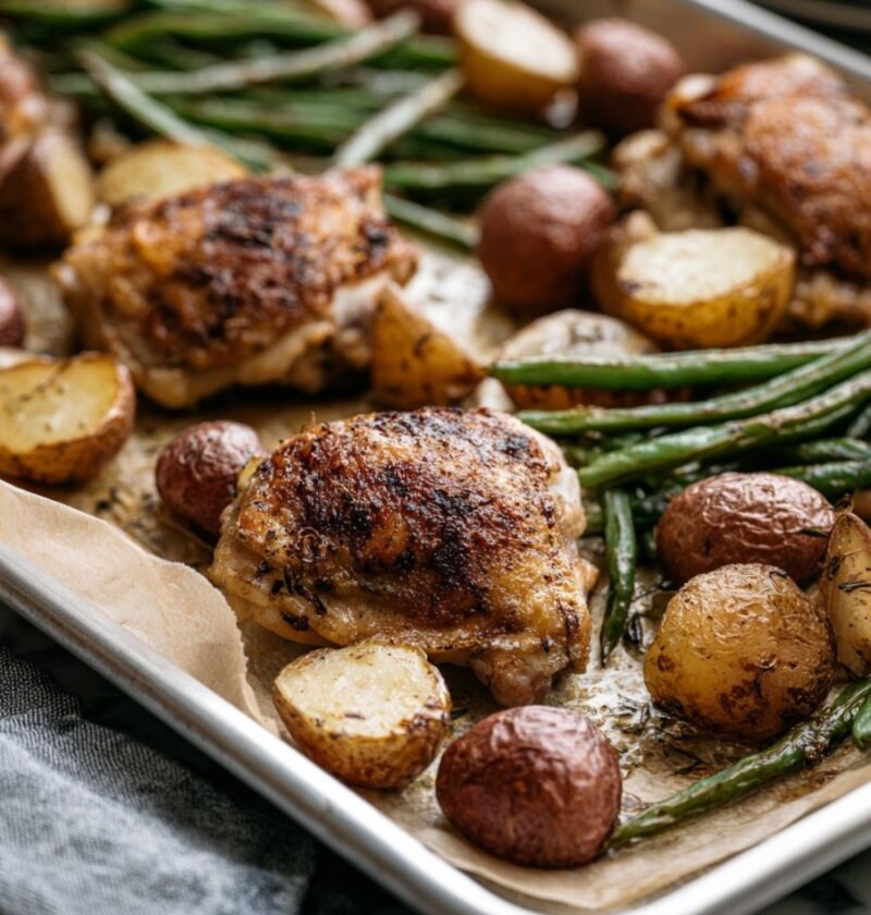Italian Chicken Potatoes And Green Beans