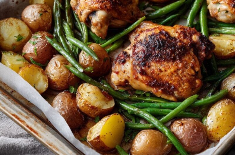 Italian Chicken Potatoes And Green Beans