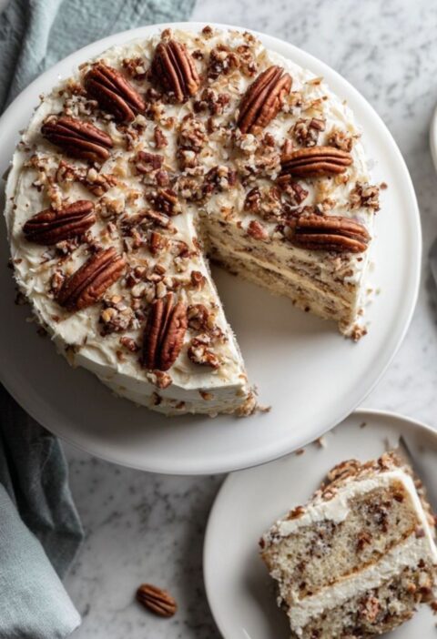 Italian Cream Cake From Box