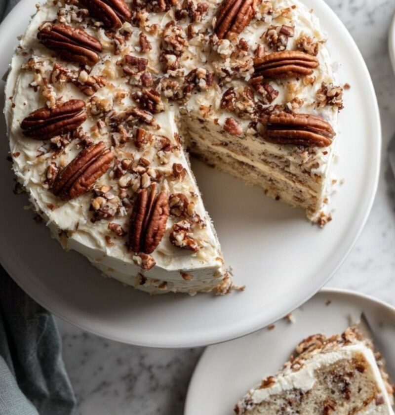 Italian Cream Cake From Box