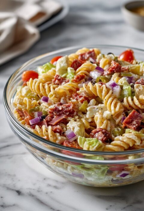 Italian Grinder Pasta Salad