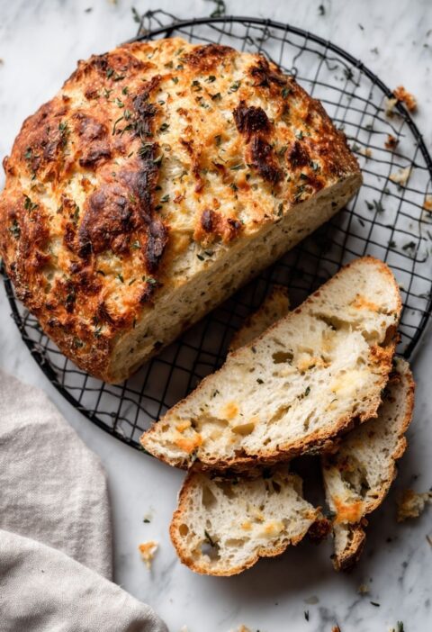 Italian Herb And Cheese Sourdough Bread Recipe