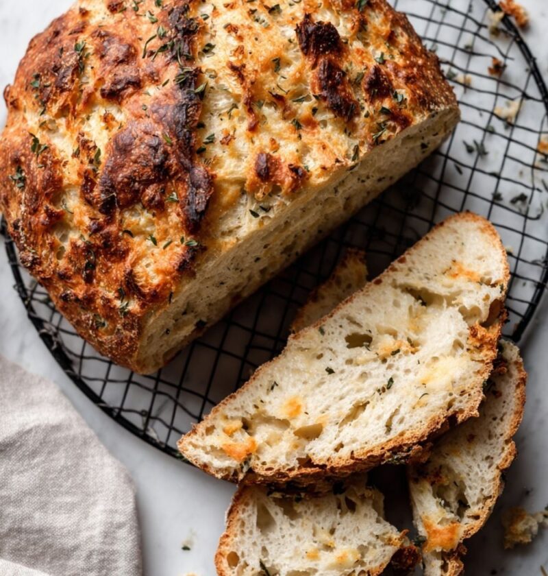 Italian Herb And Cheese Sourdough Bread Recipe