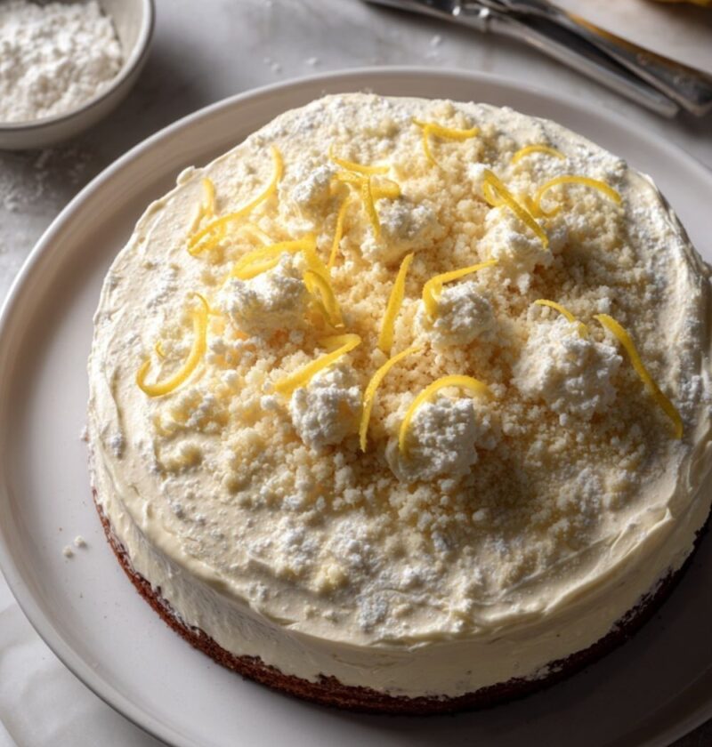 Italian Lemon Cream Cake Recipe