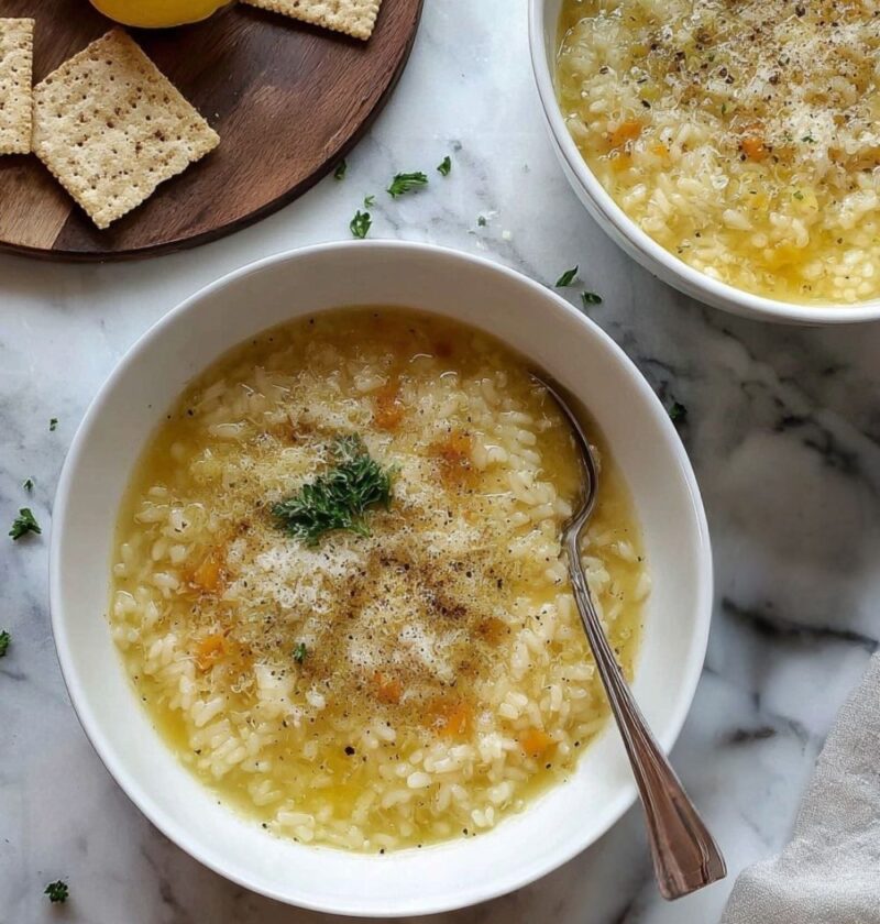 Italian Medicine Sick Soup With Egg