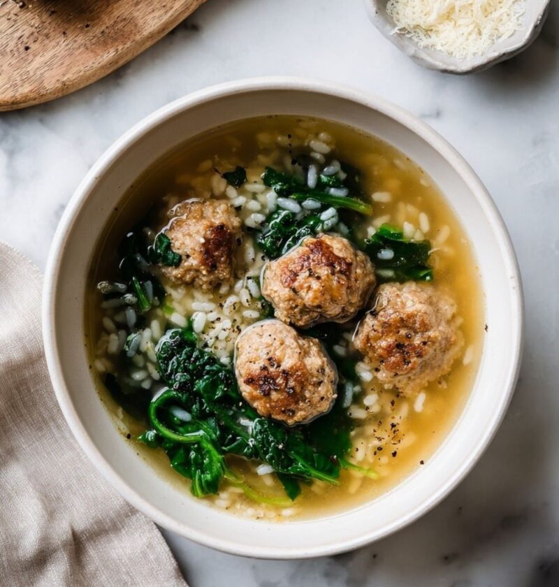 Vegetarian Italian Wedding Soup With Rice