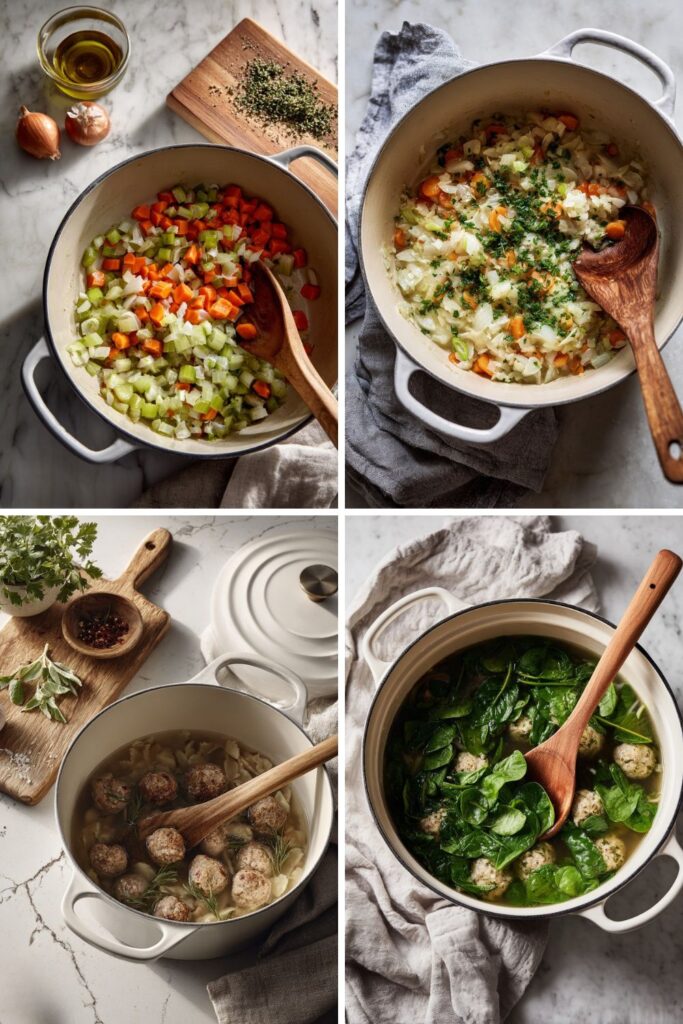 Easy Italian Wedding Soup With Frozen Meatballs