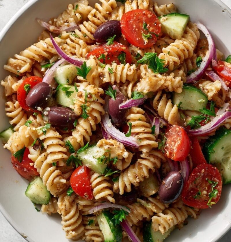 Healthy Gluten Free Vegan Italian Pasta Salad