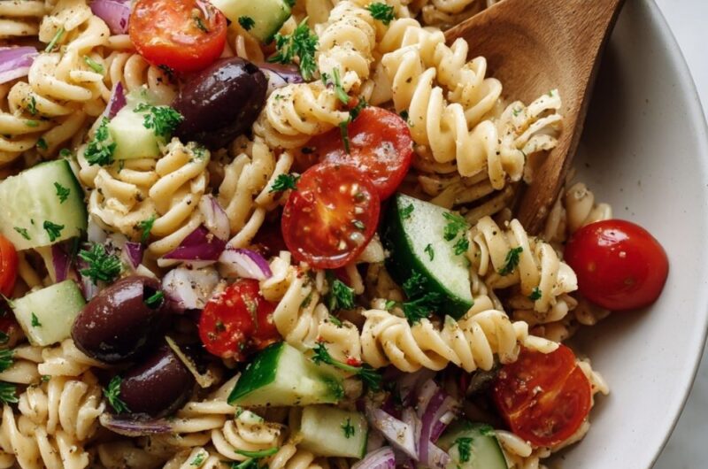 Healthy Gluten Free Vegan Italian Pasta Salad