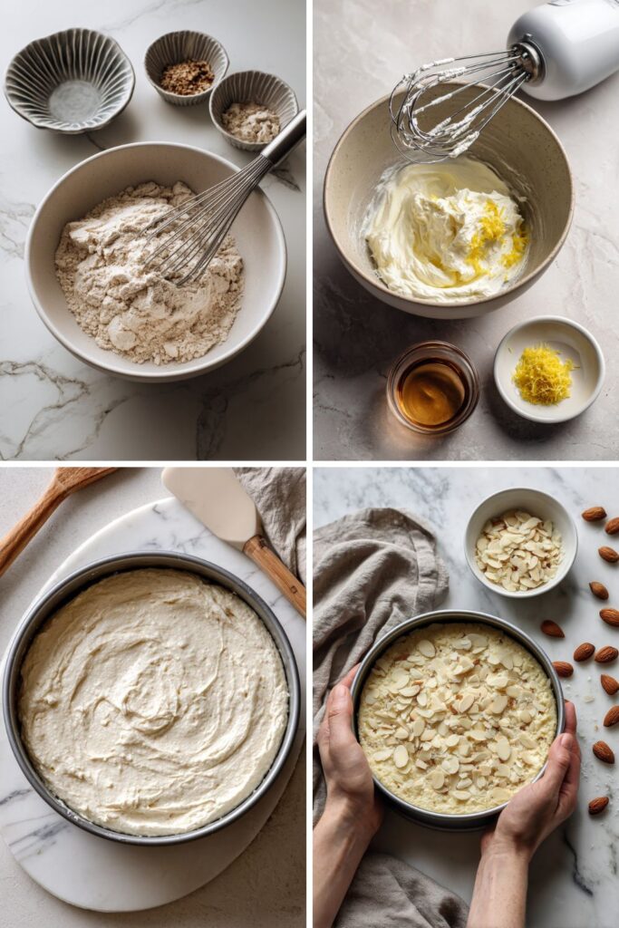 Italian Almond Ricotta Cake