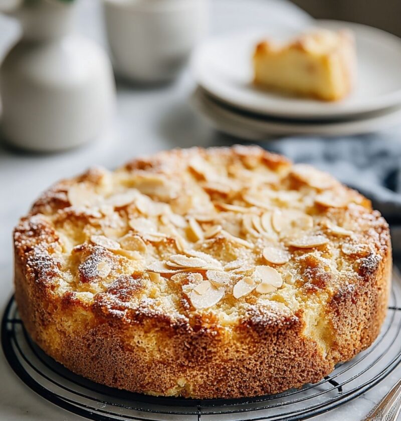 Italian Almond Ricotta Cake