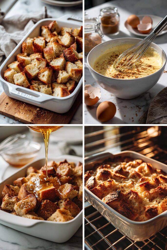 Italian Bread French Toast Casserole
