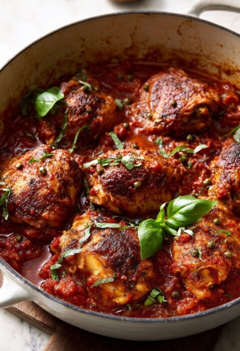 Italian Chicken Cacciatore