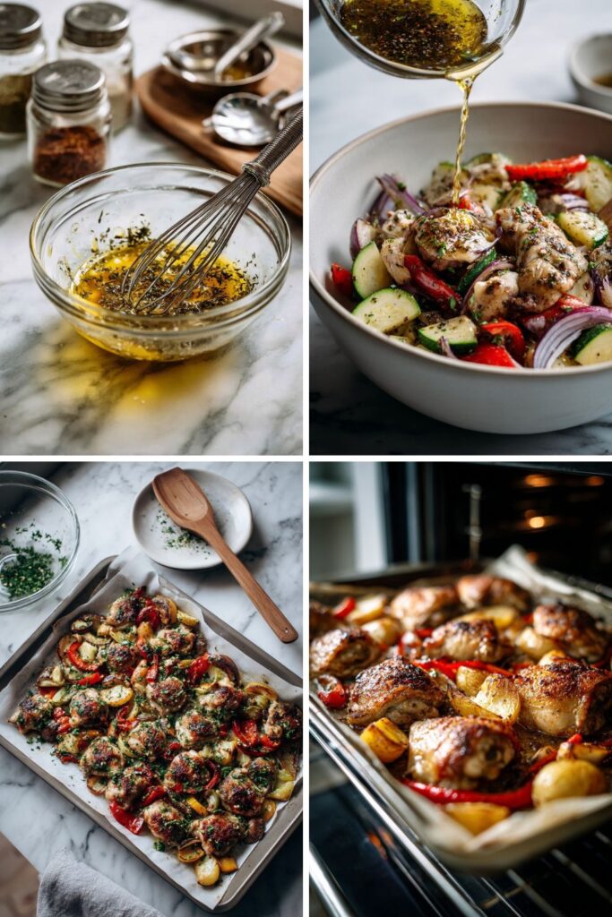 Italian Chicken Sheet Pan Dinner
