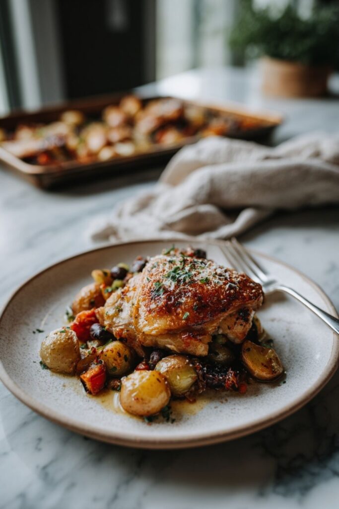 Italian Chicken Sheet Pan Dinner

