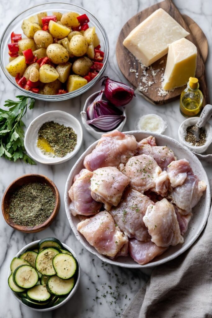 Italian Chicken Sheet Pan Dinner
