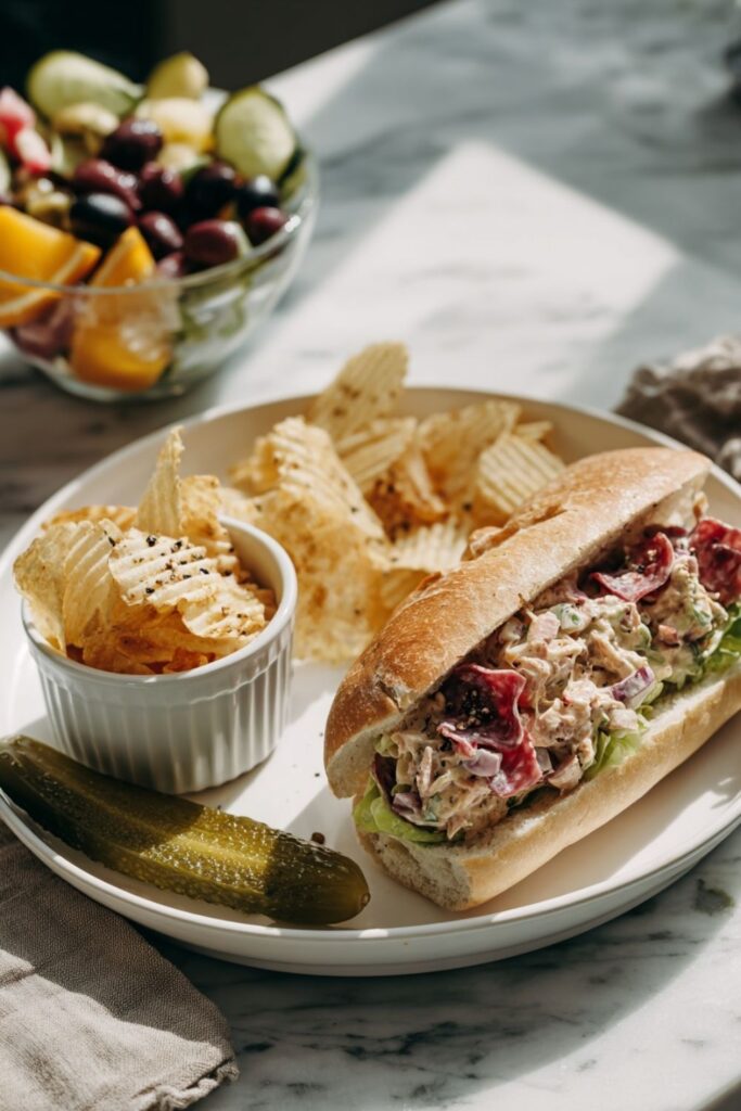 Italian Chopped Salad Sandwich