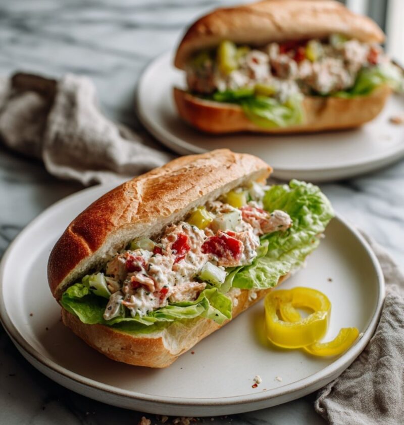 Italian Chopped Salad Sandwich