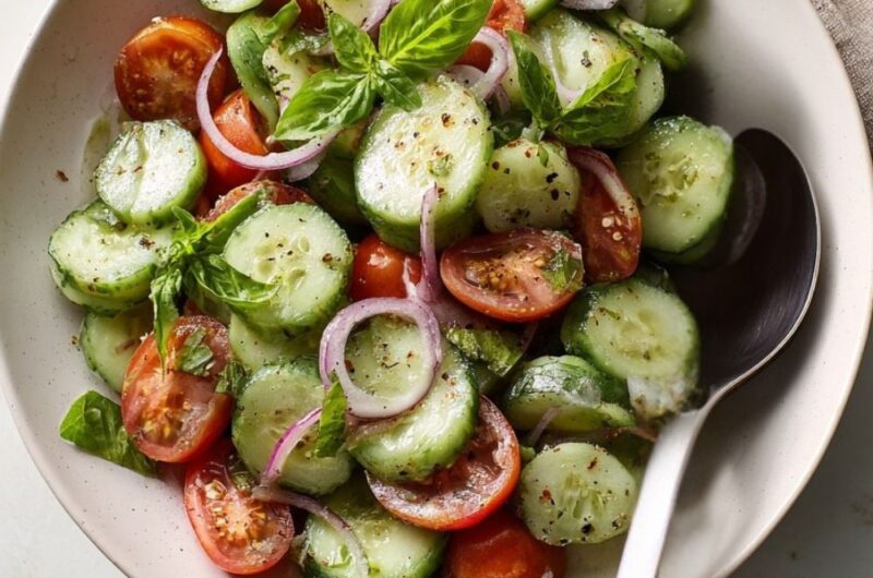 Italian Cucumber Salad