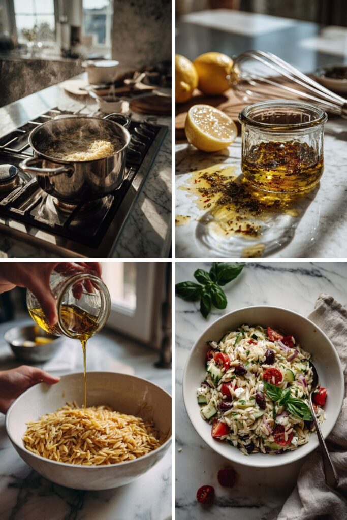 Italian Orzo Pasta Salad