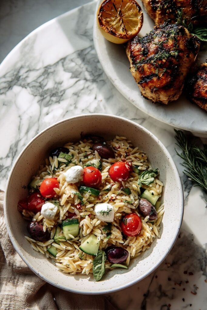 Italian Orzo Pasta Salad